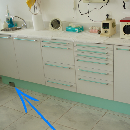 Esse pedal é fixado no rodapé do gabinete, é bivolt. Com uma leve pressão, ele abre a válvula que dá passagem para a água. Nesse caso, também pode ser utilizada a torneira que já está instalada no local.